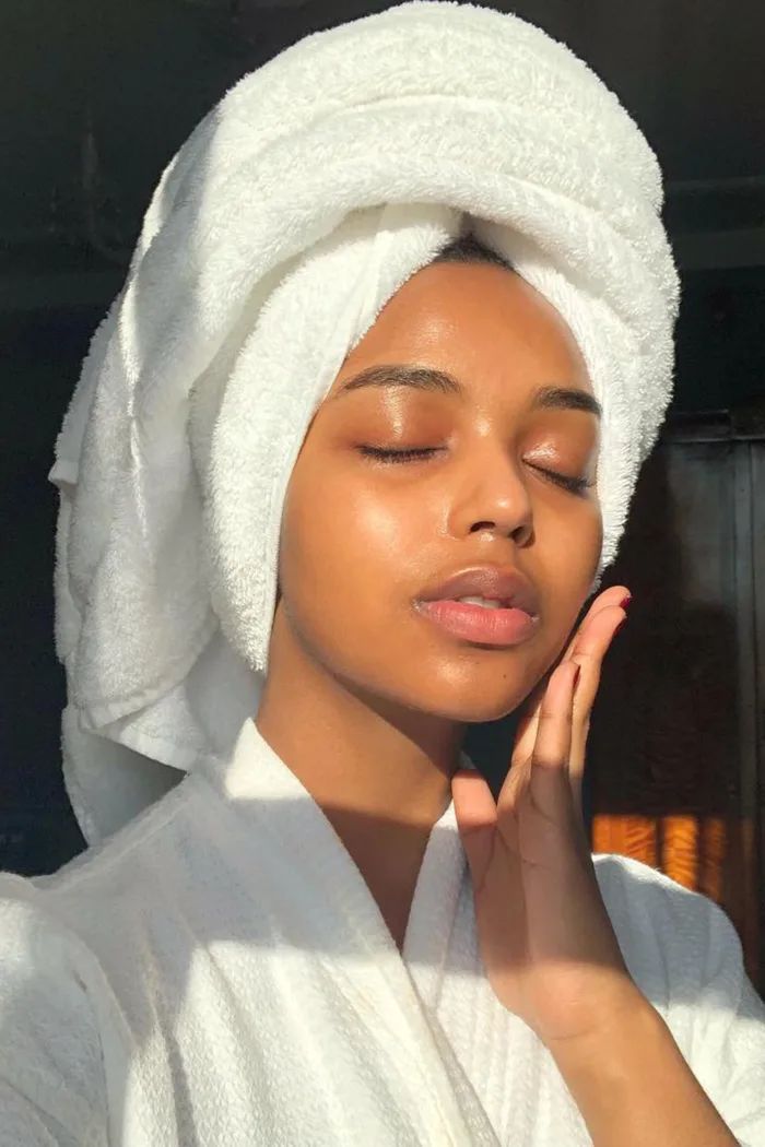 glowing skin